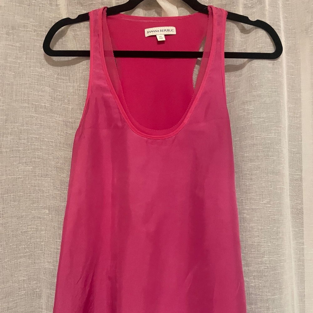 Banana republic satin tank